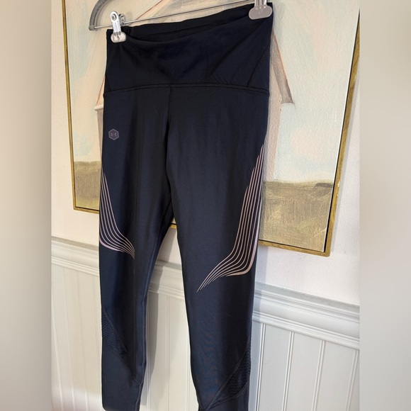 UNDER ARMOUR Leggings W UA Rush Run Stamina Compression Tight Black Size Medium - Picture 7 of 11